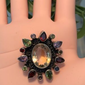Darling Multi Gemstone Pendant